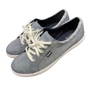 Keds Women's Blue Canvas Sneakers NWOT